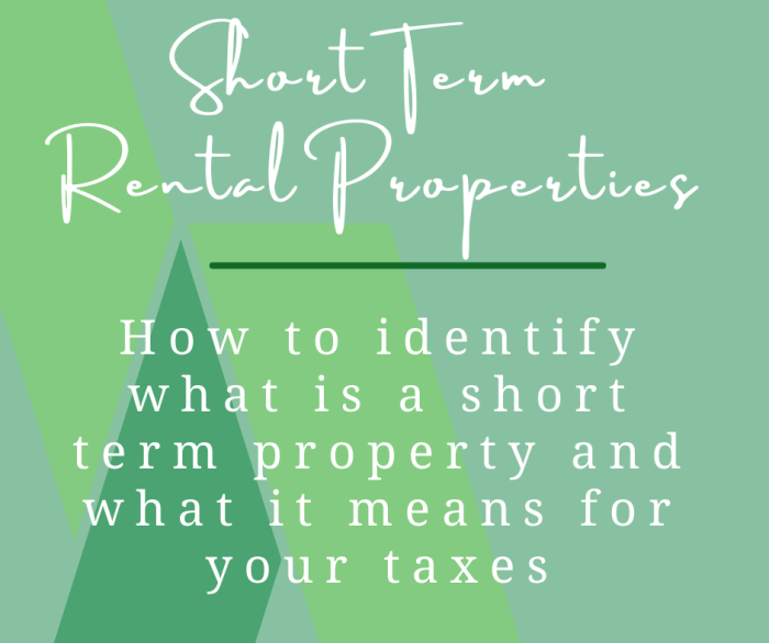 Have a short term rentals and what it means for your taxes? - CD Pro